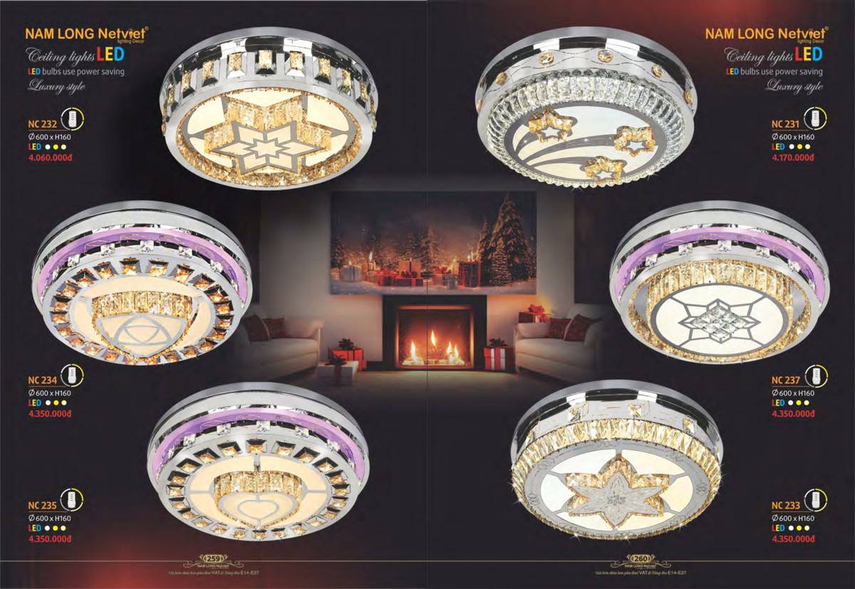 Đèn trang trí NAM LONG Catalogue và Bảng giá tại Bình Dương /Page 24